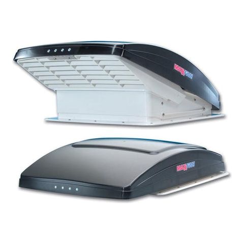 MaxxAir MaxxFan Deluxe RV Roof Vent Model 6200K (Smoke)