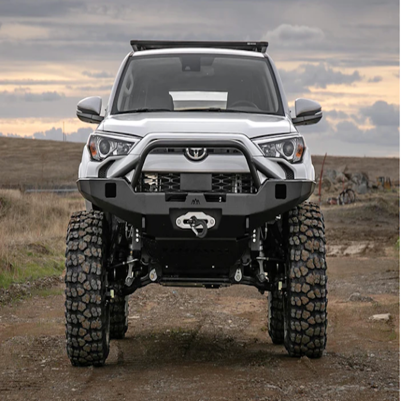 Backwoods Toyota 4Runner 5th Gen (2014- 2023) Hi-Lite Overland Front Bumper [PreRunner Bull Bar]