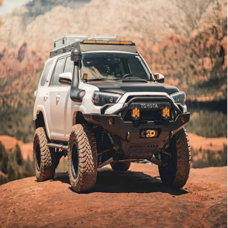 Backwoods Toyota 4Runner 5th Gen (2014- 2023) Hi-Lite Overland Front Bumper [PreRunner Bull Bar]