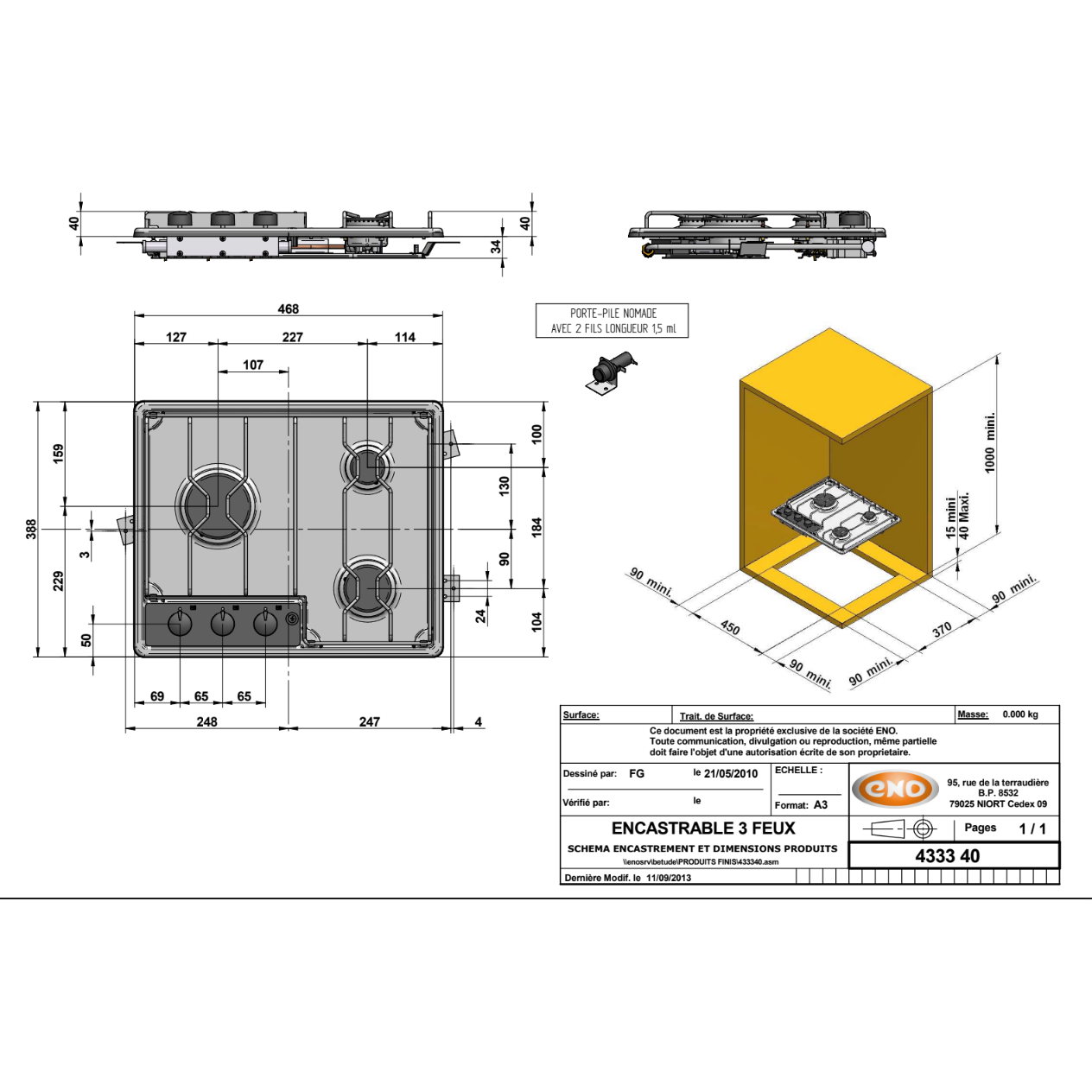 Force10 Master 3 Propane Stove