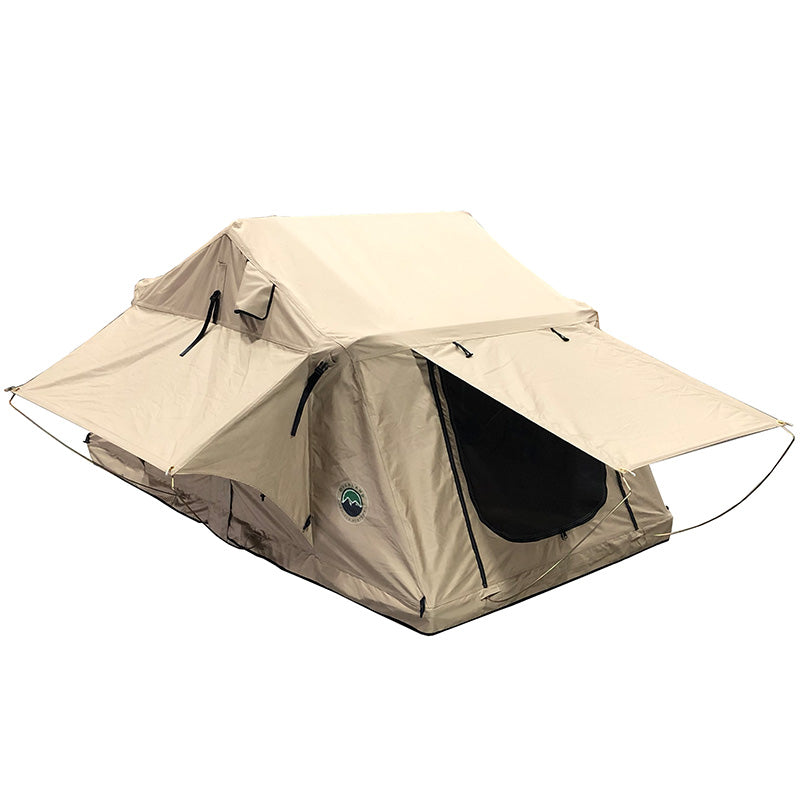 TMBK 3 Person Roof Top Tent with Green Rain Fly