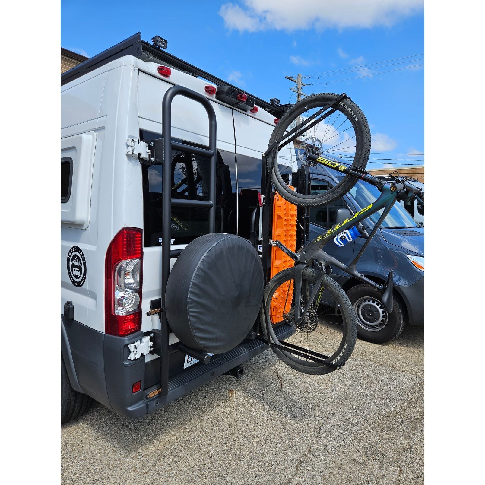 Rover Vans Tire Carrier & Ladder Combo for Promaster