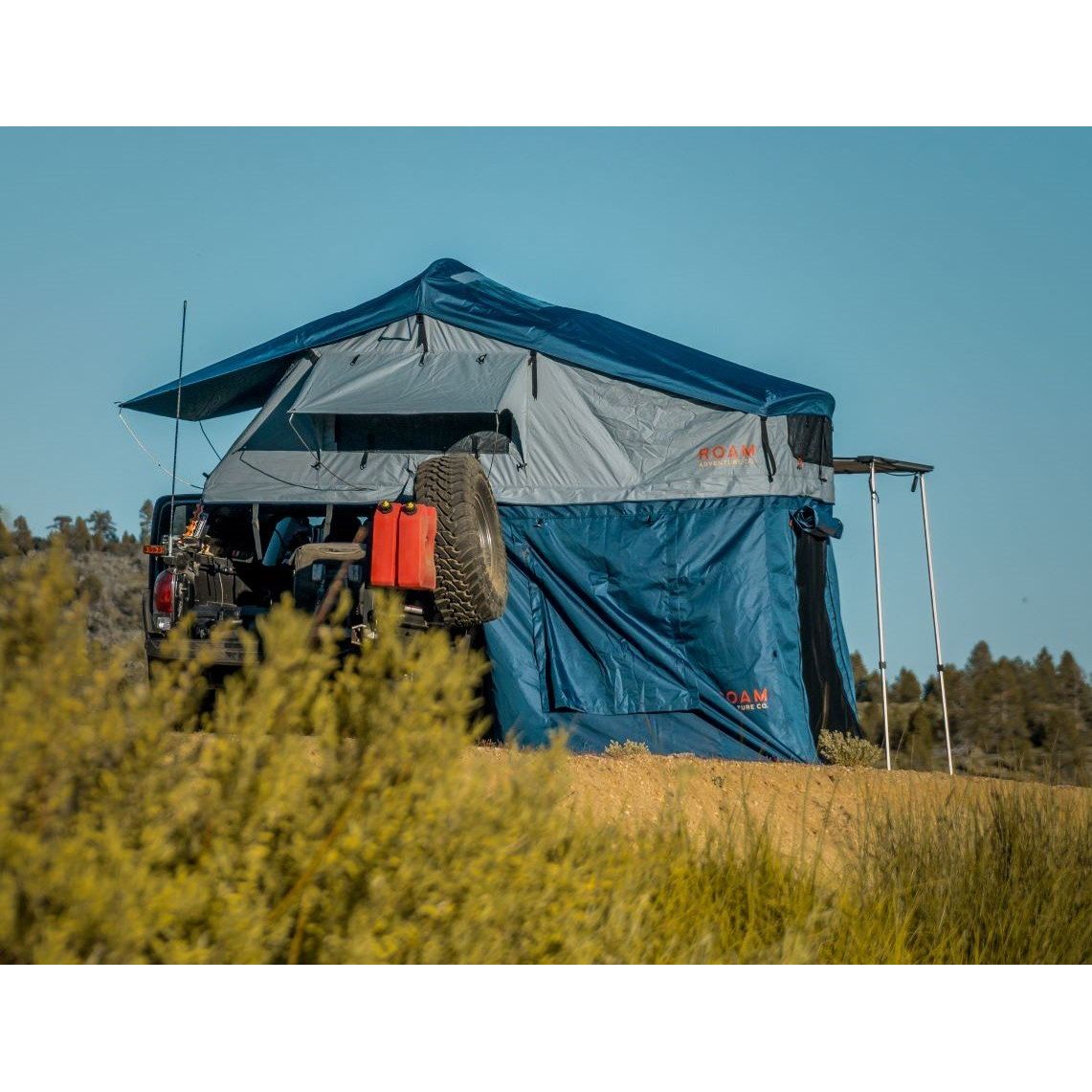 Vagabond XL Rooftop Tent in Slate Grey Navy Blue